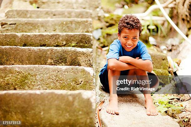 happy brazilian boy - slum children stock pictures, royalty-free photos & images