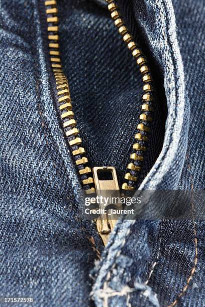 jeans fermeture zippée - pants zipper photos et images de collection
