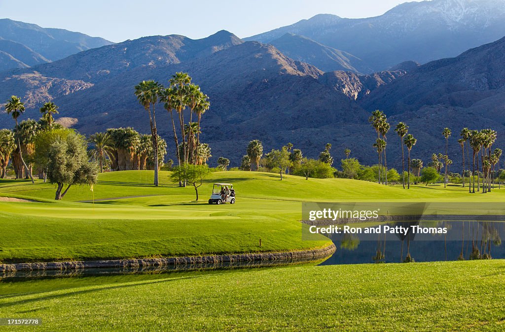 Golf course in Palm Springs, California (P)