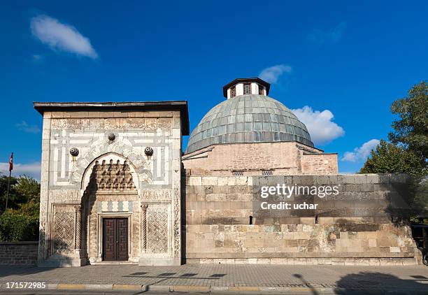 karatay madrasah  konya turkey - madressa stock pictures, royalty-free photos & images