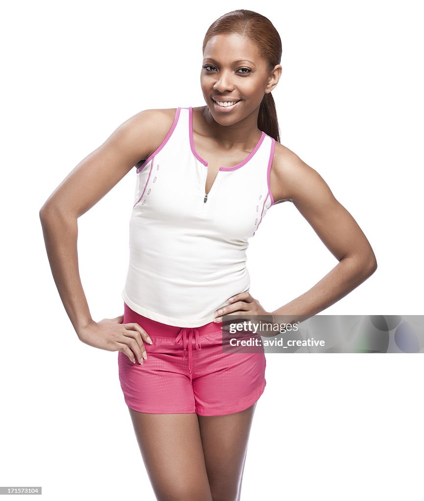 Happy Fitness Woman