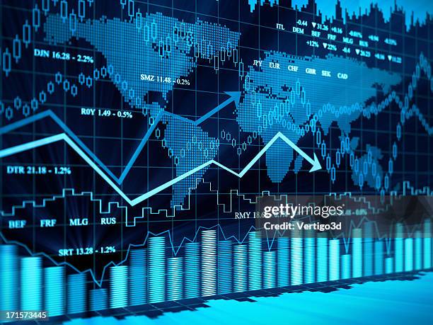 tableaux financier - financial market photos et images de collection