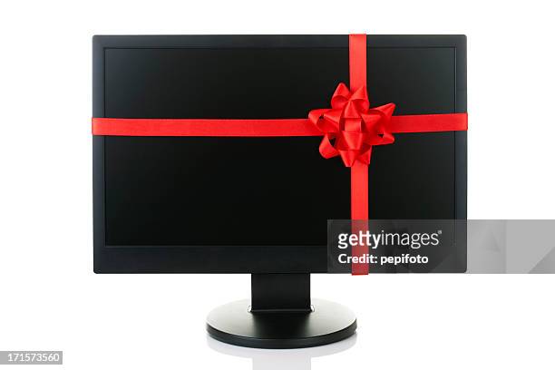 gift - thin ribbon stock pictures, royalty-free photos & images