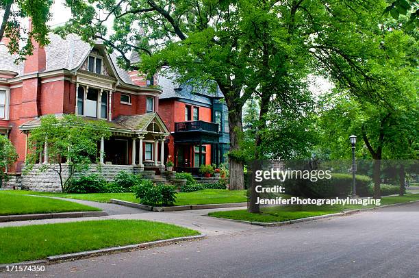 st. paul neighborhood - history stock pictures, royalty-free photos & images