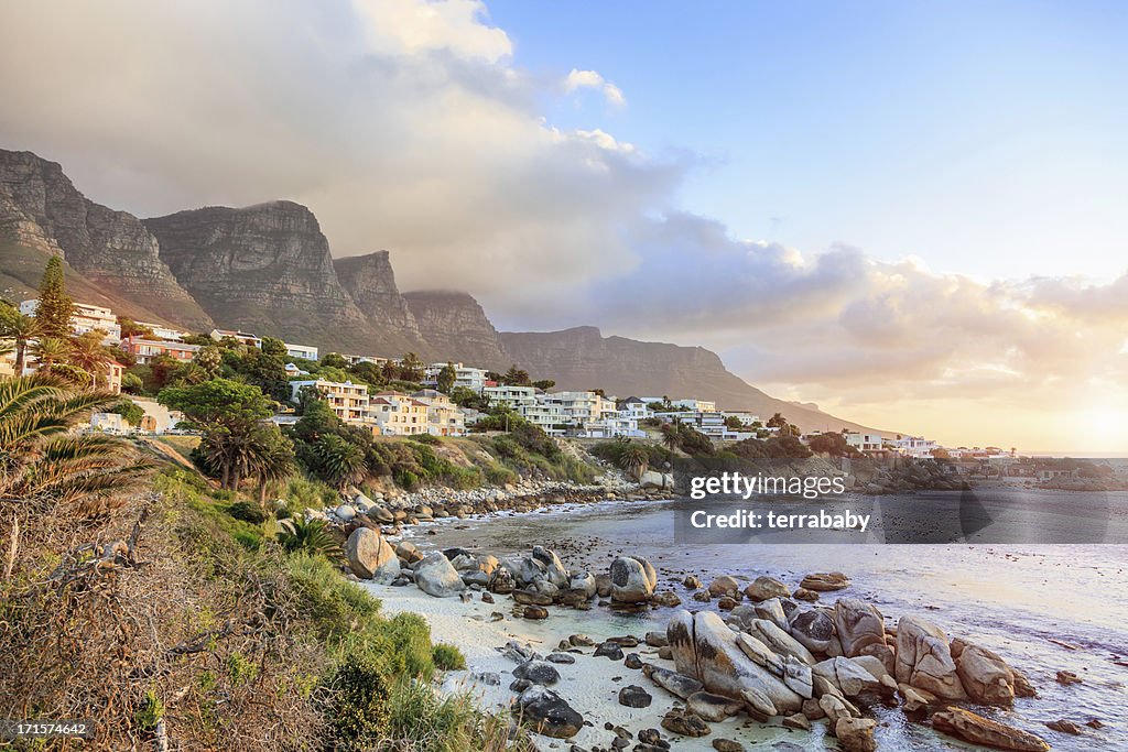 Cape Town Camps Bay Sunet South Africa