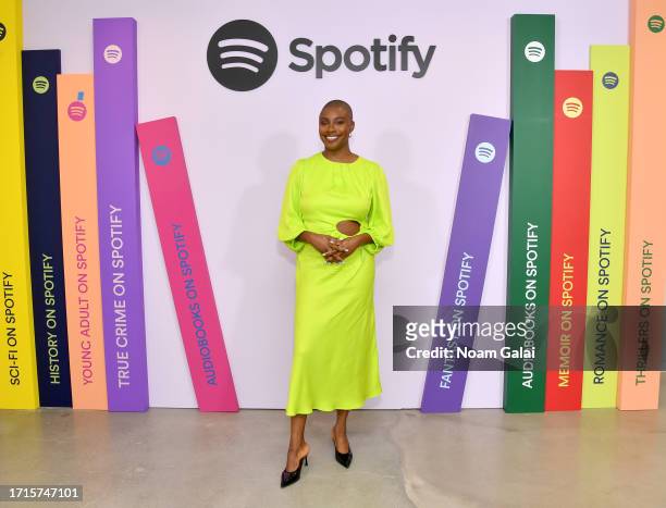 Yomi Adegoke attends The Future of Audiobooks Event with Spotify 2023 on October 03, 2023 in New York City.