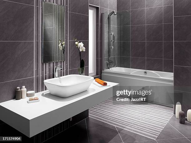 domestic bathrooms - bathroom ceiling stock pictures, royalty-free photos & images