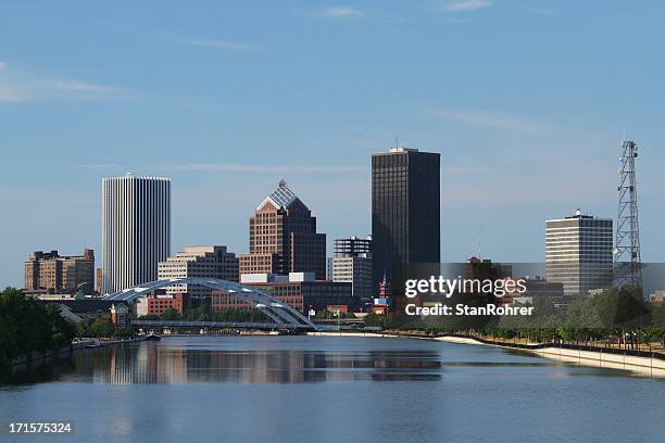 rochester new york cityscape skyline - rochester new york bildbanksfoton och bilder