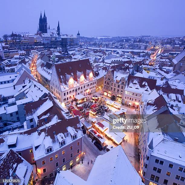 marché de noël de meissen en allemagne, à proximité de dresde - dresden photos et images de collection