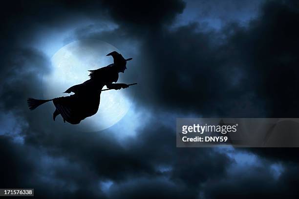 halloween strega - evil foto e immagini stock