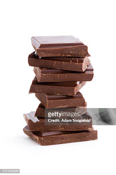 au chocolat - chocolat noir photos et images de collection
