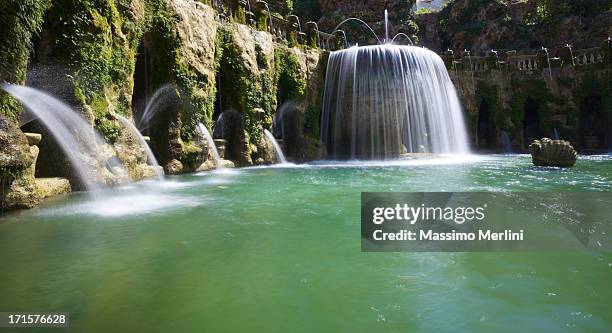 ovato fountain - tivoli stock pictures, royalty-free photos & images