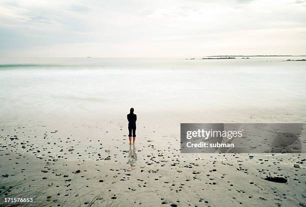 staring over the ocean - backdrop projection of beach stock pictures, royalty-free photos & images