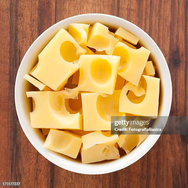 diced gruyere - rounded cube bildbanksfoton och bilder