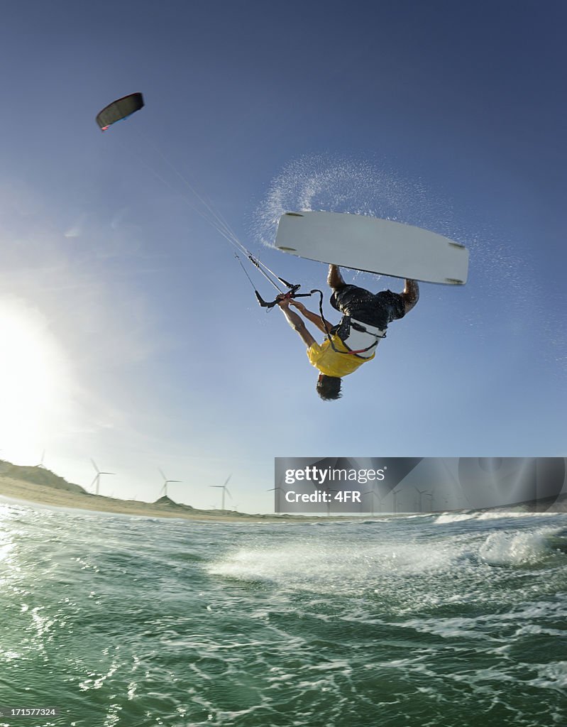 Kitesurfer Jump