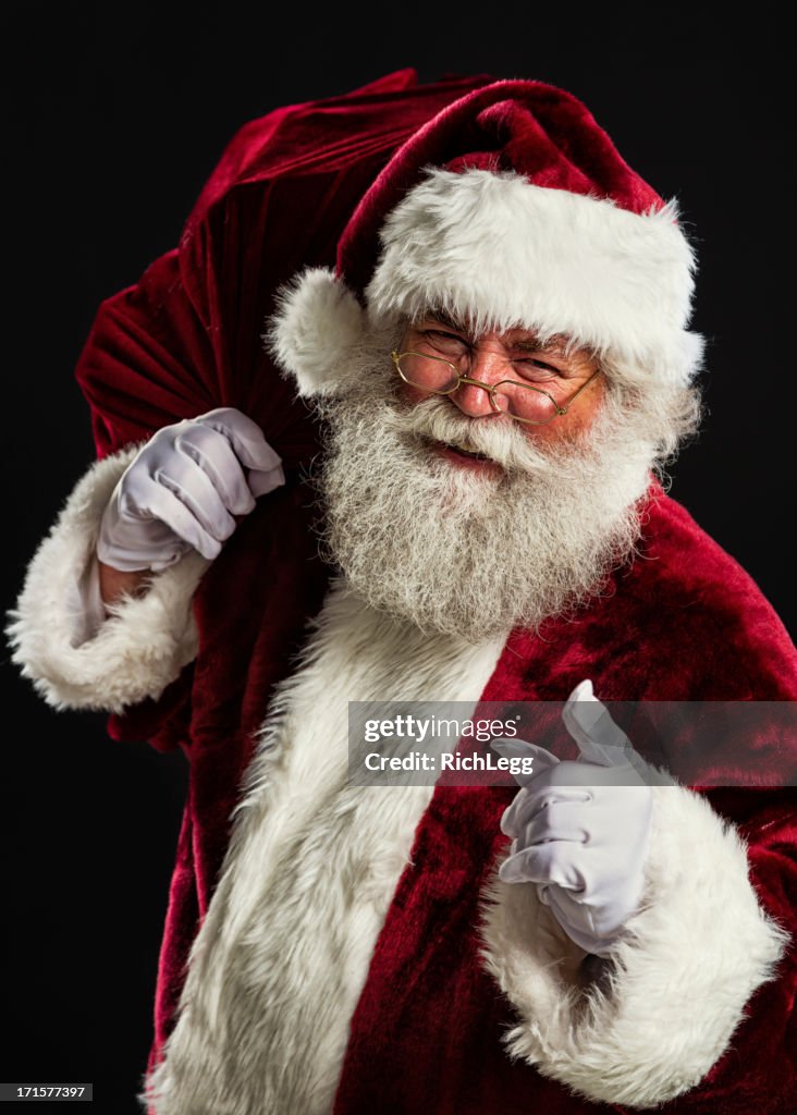 Santa Claus with His Bag