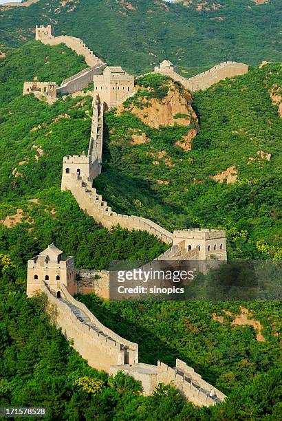 great wall - castle wall bildbanksfoton och bilder