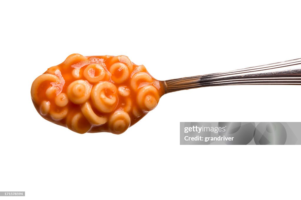 Spoonful of Spaghetti in Sauce