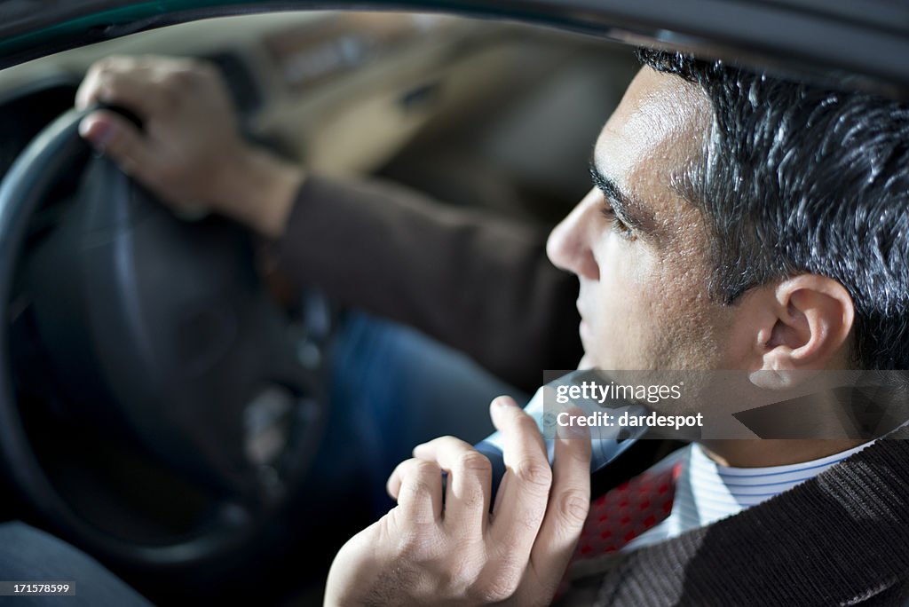 Businessman In Hurry