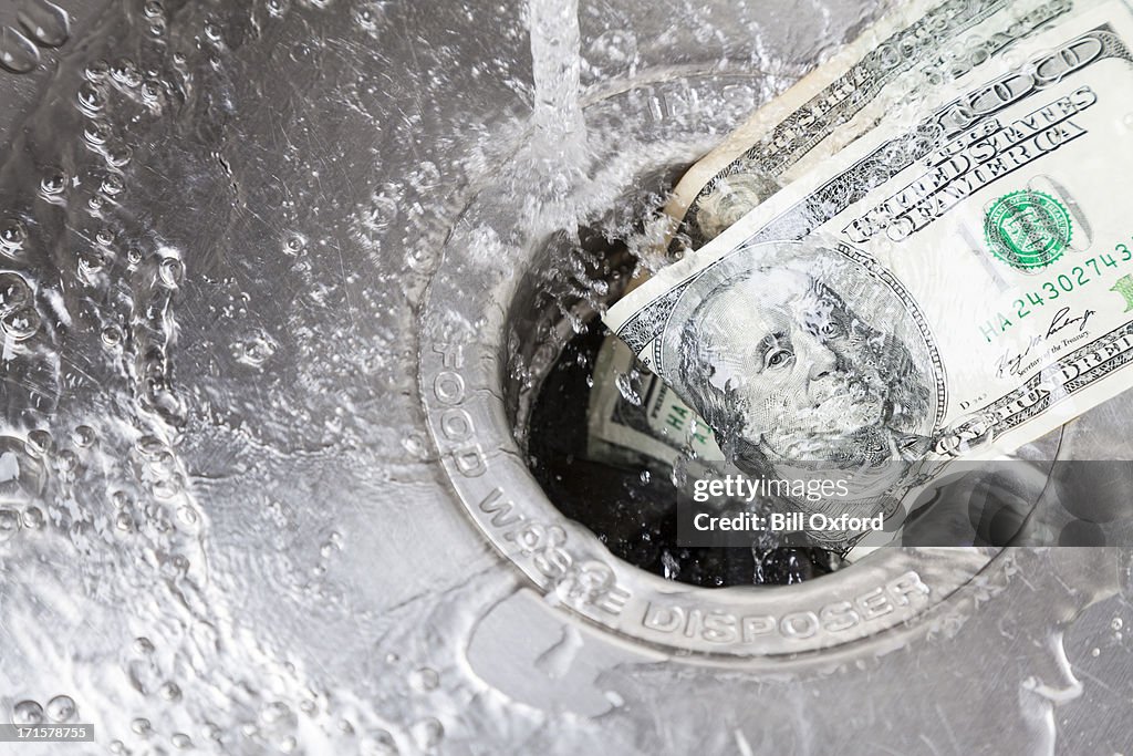 Money Down Drain