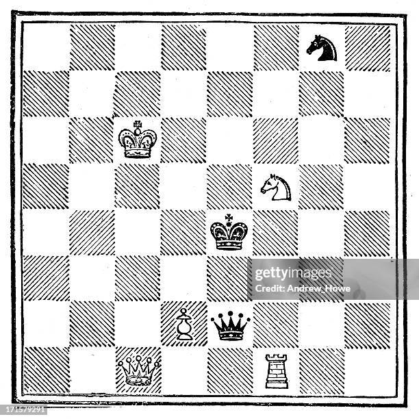 alice - through the looking glass - chess board stock illustrations