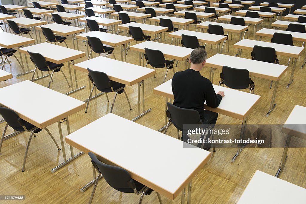 Loner im Prüfungsraum