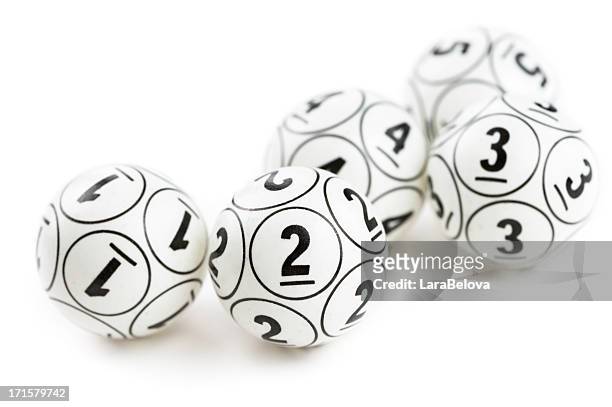 bolas de bingo - lotaria imagens e fotografias de stock