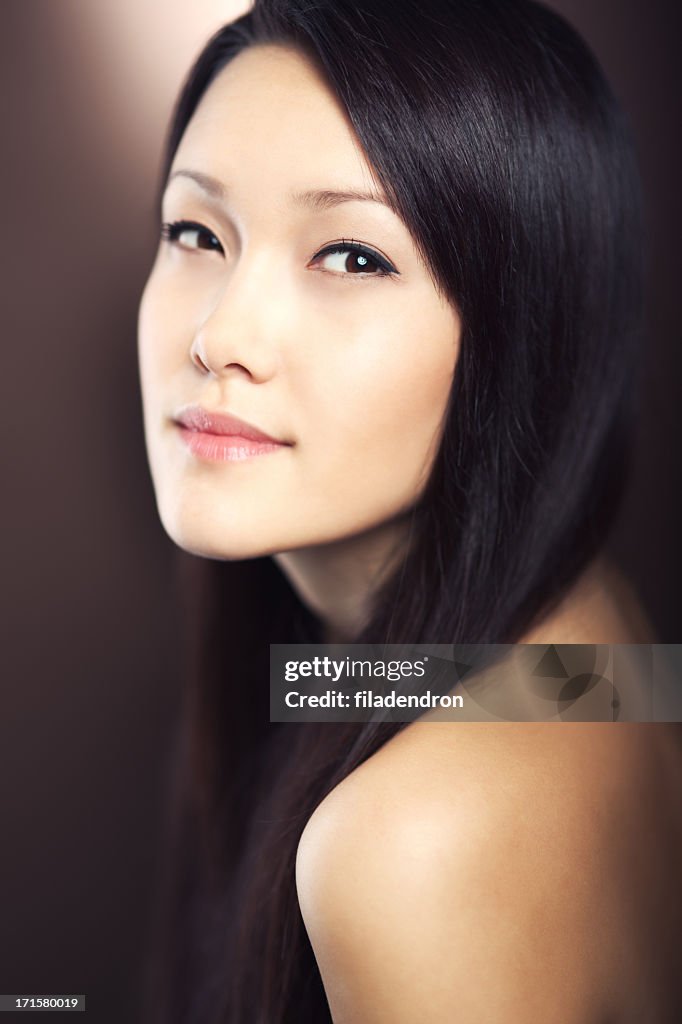 Asian Model Fashion Portrait