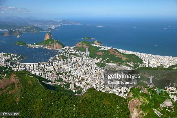 rio de janeiro - rio de janeiro aerial stock pictures, royalty-free photos & images