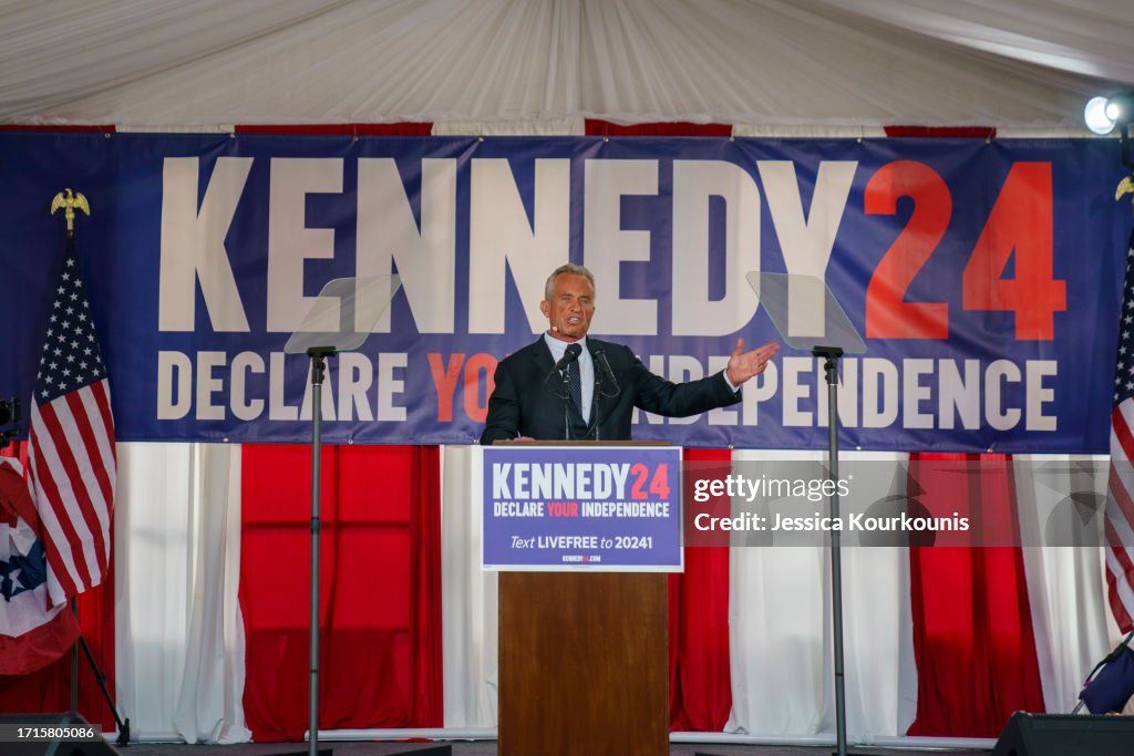 Presidential Candidate Robert F. Kennedy Jr. Makes Campaign Announcement In Philadelphia