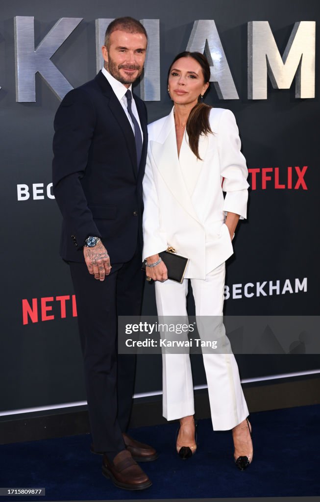 Netflix's 'Beckham' UK Premiere - Arrivals