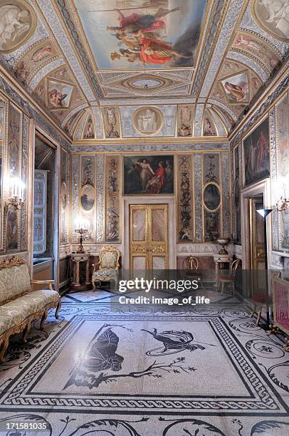 üppige barock-innengestaltung - barock stock-fotos und bilder