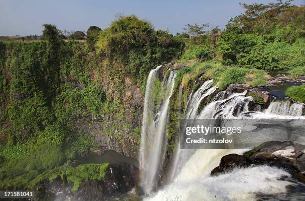 eyipantla falls - veracruz stockfoto's en -beelden