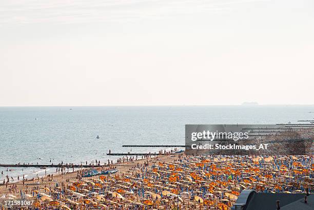 venice beach and the mediterranean sea - jesolo stock pictures, royalty-free photos & images