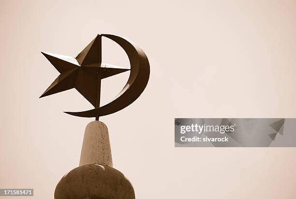 símbolo do islão - islamismo imagens e fotografias de stock