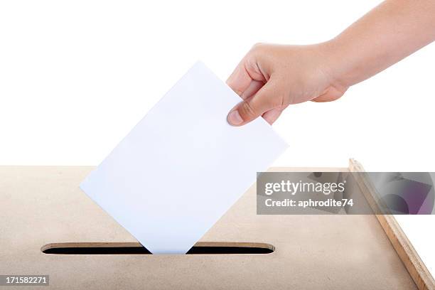 voting - stembus stockfoto's en -beelden