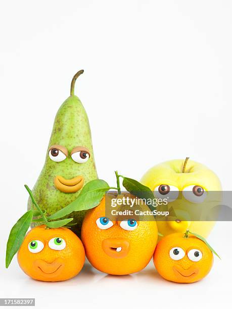 group of fruits - funny vegetable stock pictures, royalty-free photos & images