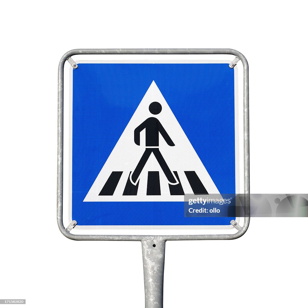 Passage pour piétons Panneau Zebrastreifen