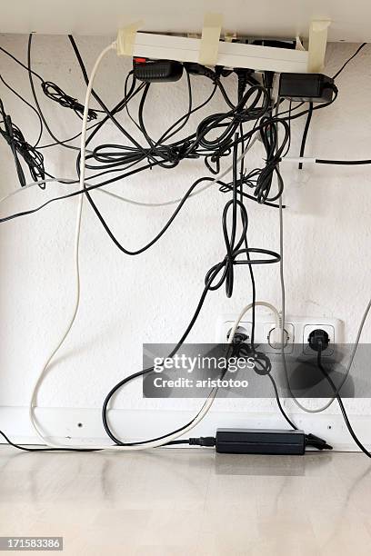 Cable Routing Messy 1,099 Messy Network Cables Stock Photos, High-Res Pictures, and Images ...