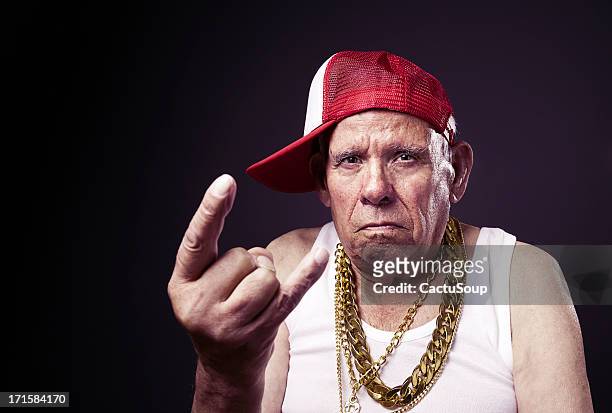 old school grandfather - hooligan 個照片及圖片檔