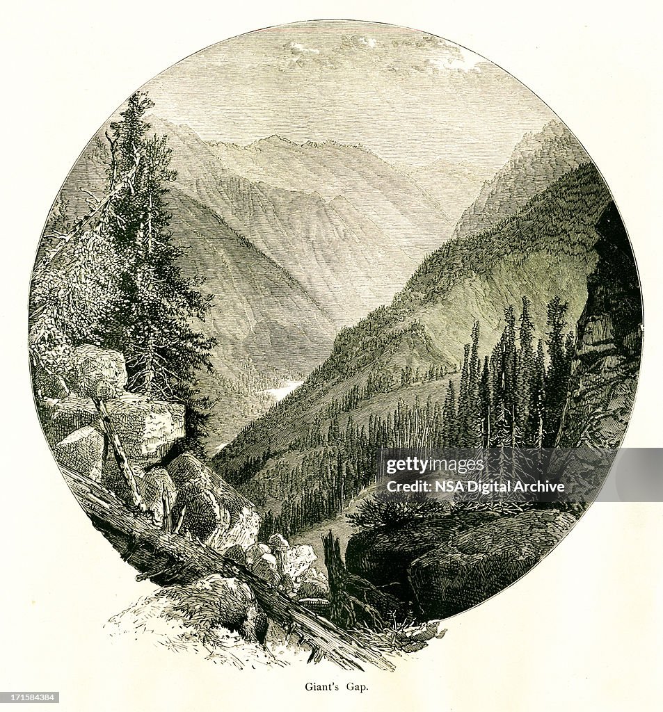 Giant's Gap, California | Historic American Illustrations
