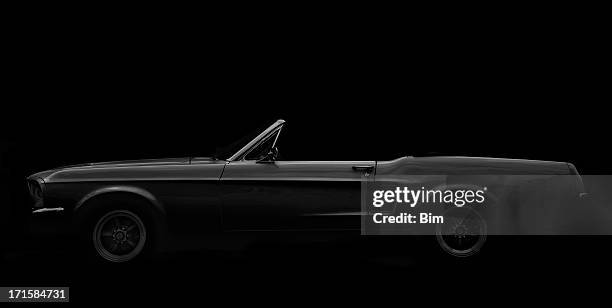 american classic car - old car side view stock pictures, royalty-free photos & images