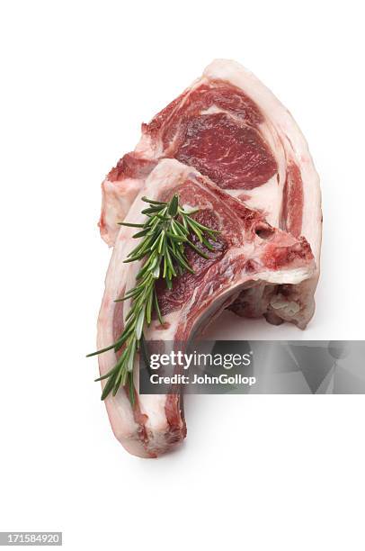 lamb chops - meat stock pictures, royalty-free photos & images