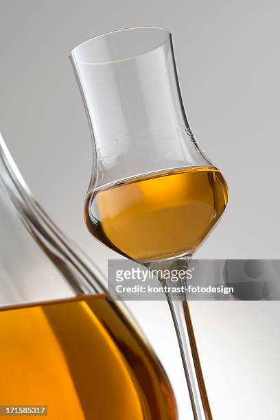grappa riserva, cognac, brandy - grappa stock pictures, royalty-free photos & images