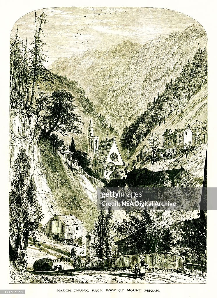 View of Mauch Chunk, Pennsylvania