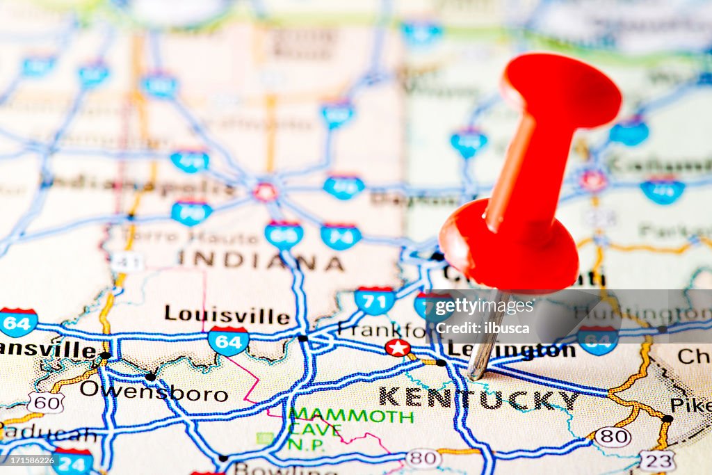Stati membri sulla mappa: Kentucky