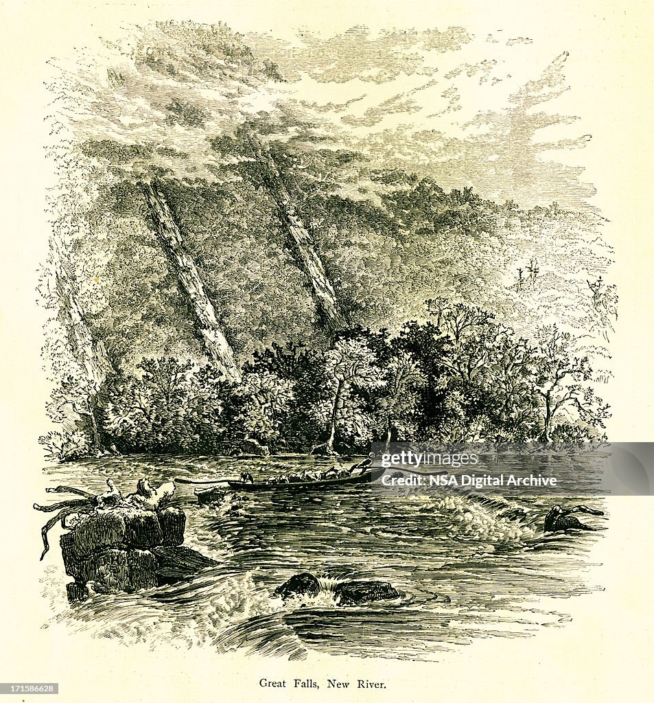 Great Falls auf New River, Virginia