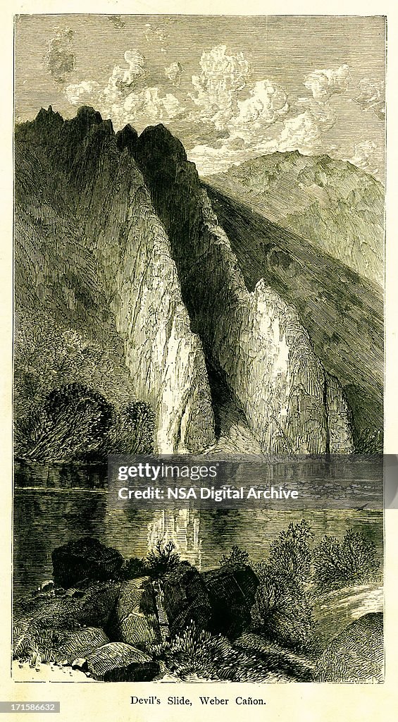 Devil's Slide, Weber Canyon, Utah