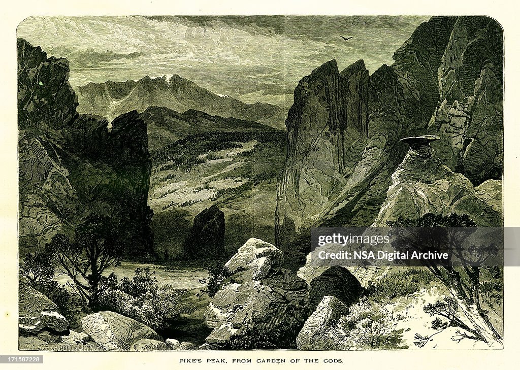 Pikes Peak, Colorado | Historic American Illustrations