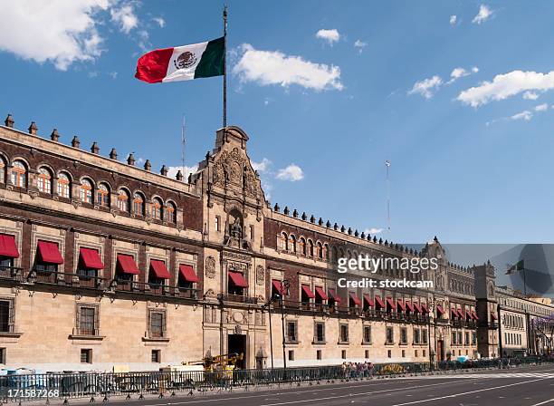 palacio nacional (national palace), mexico city - méxico stock pictures, royalty-free photos & images